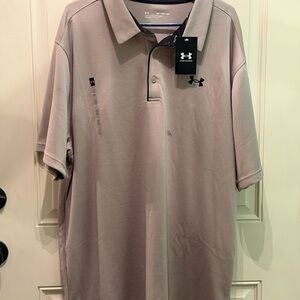 Under Armour Men's Polo in Light Gray